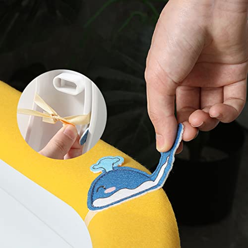 4 Paare beheizbare klobrille,toilettensitzbezug,beheizbare toilettenbrille,Niedlich und praktisch, wiederverwendbar, sehr geeignet für Toiletten, sicher und hygienisch – Bild 7