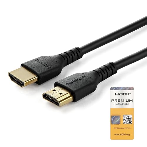 StarTech.com v~AnCXs[hHDMIP[u 2m Premium HDMI cableKiF HDMI 2.0 C[TlbgΉ 4K/60Hz RHDMM2MP