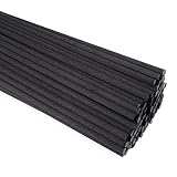 Batonnets Diffuseur Parfum, ,Lot de 100 Bâtonnets de Diffuseur à Roseaux Bâtons de Diffuseur de Reed en ​Fibre Bâtons de Diffuseurs Aromathérapie D'huiles Essentielles 3mm x 23cm ,Noir
