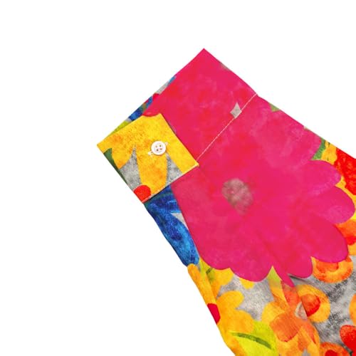 Womens Tops Long Sleeve Shirts Casual Botton Down Floral Printed V Neck Collared Dressy Blouses3