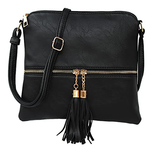 Sac à bandoulière pour femme avec pompon chic et élégant