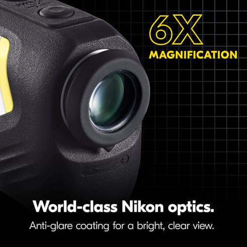 NIKON COOLSHOT PROIII STABILIZED Golf Laser Rangefinder | Waterproof 6X Monocular Optics with Hyper Read, Slope Compensation & Dual Locked ON Quake | Golf & Actual Distance Modes - image 4