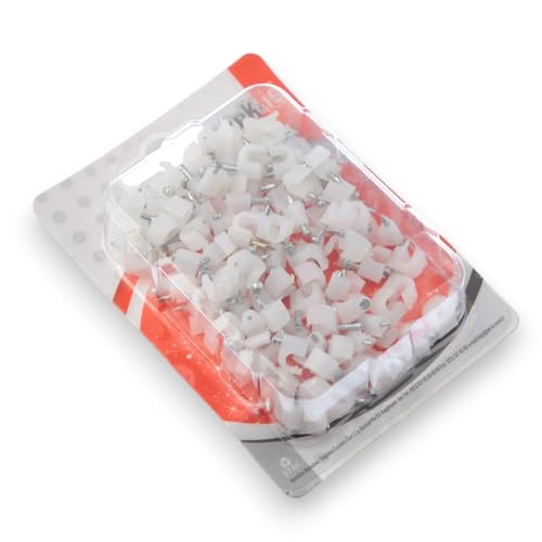 No: 5 Beton Çivili Kablo Kroşesi, 11 mm, 100'lü Paket