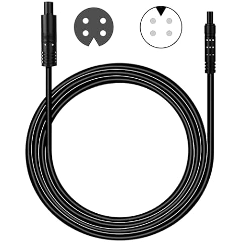 Aienxn 4 Pin 16.5FT Male to Female Backup Camera Extension Cable,Reverse Camera Wire for Car Pickup Truck SUV Trailer,Rear View Camera Extension Cord for Dash Cam Mirror Cam Rearview Camera Cover