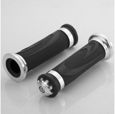 Miniatura 3 de 2 piezas universales de motocicleta de 78 pulgadas (0.866 in) Enduro Dual Sport Bike MX Motocross aluminio y gel de goma suave manillar agarres (8#)