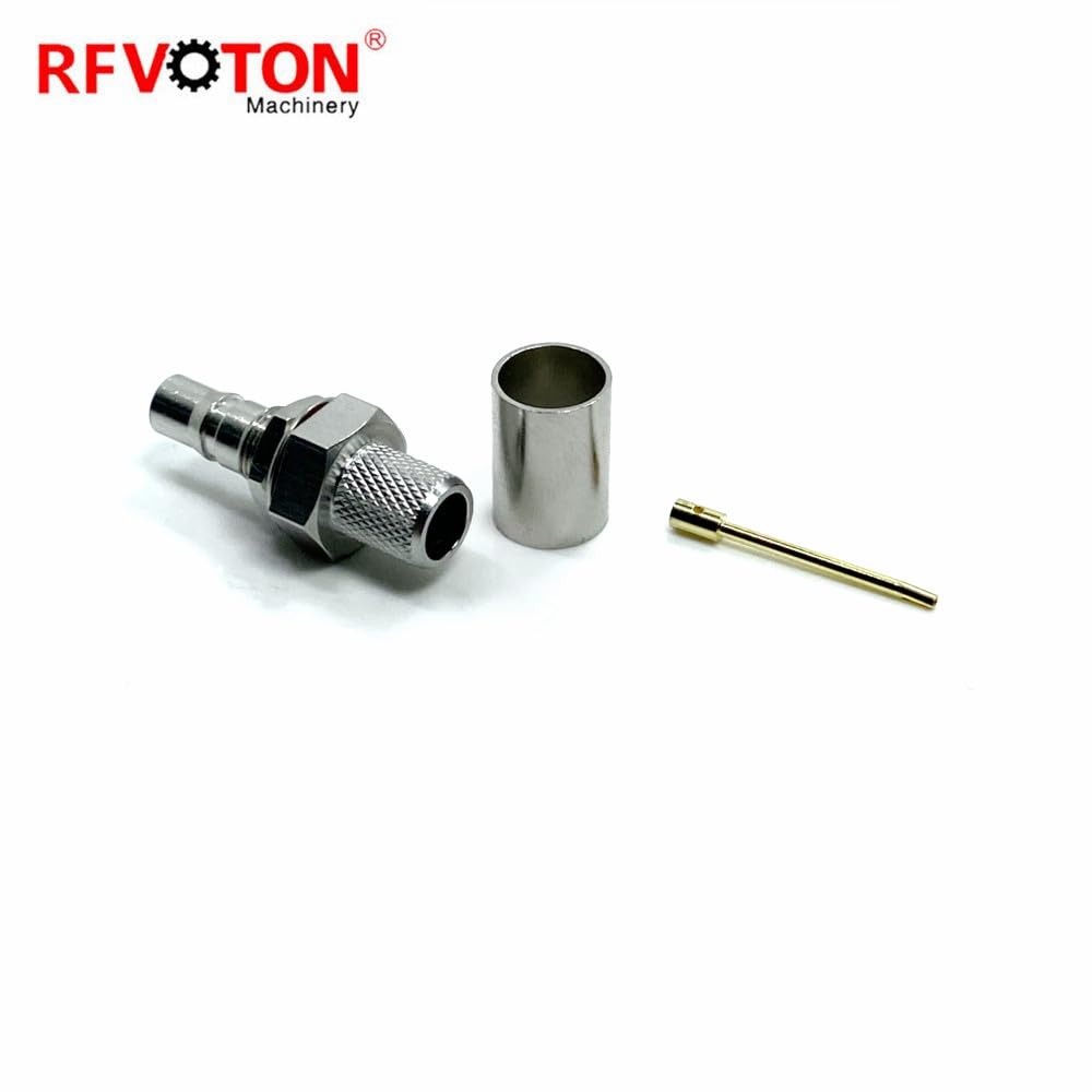 Wiring Connecting Terminals - 5Pieces QMA Female Bulkhead Straight Connector Crimp for LMR300/5DFB Cable - (Pins: 5DFB)