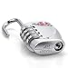 TSA Approved Luggage Locks TSA Combination Lock, Blingco 4 Digit Combination Padlocks for Travel Luggage Suitcase Backpack School Gym Locker Baggage Case Locker (Silver 2 Pack)