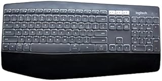 Keyboard Cover for Logitech MK850 MK875 Performance Wireless Keyboard,Keyboard Skin for Logitech MK825 Wireless Keyboard, Logitech MK825 MK850 MK875 Protector-Clear