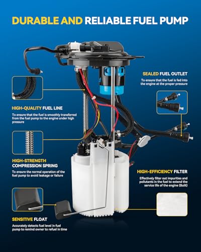 Image of PHILTOP Electric Fuel Pump Assembly FG1845 Fit for Chevrolet Equinox