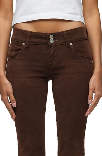 HUDSON Women's Beth Mid Rise Baby Bootcut Jean with Back Flap Pockets4