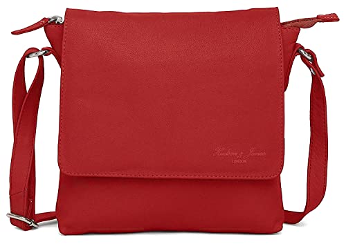 Sac à main en cuir nappa véritable fait à la main Hudson & James maroquinerie luxe femme