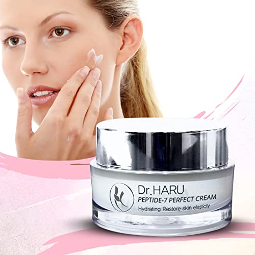 Dr. Haru Dr. Haru Peptide-7 Perfect Anti-Aging & Hydrating Facial Cream, Anti Wrinkle Face Moisturizer Minimizes Fine Lines For A Radiant Skin, Cruelty-Free Day & Night Cream - 50Ml #TOP4