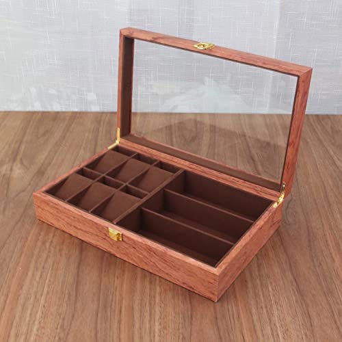 KOSLOK Unbekannt Uhr Schmuck Aufbewahrungsbox, 8-Bit-Uhr 2-Zellen-Ring...