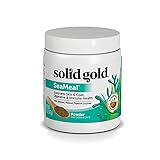 Solid Gold Dog & Cat Supplements for Skin & Coat, Digestive & Immune Health; SeaMeal Powder, 5oz