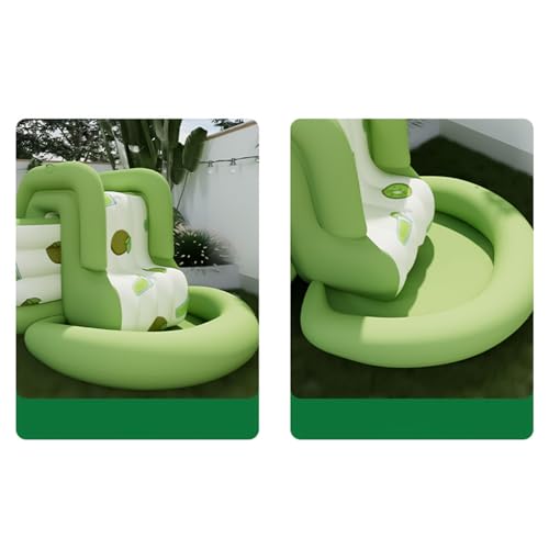 Miniatura 9 de Tobogán Inflable Para Piscina Tobogán Acuático - Juguete Inflable Reforzado Infantil Para Piscina Familiar Playa Vacaciones Jardín Diversión Niños Adultos