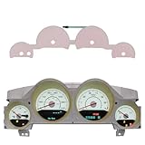 EL Panel Replacement for Dodge Challenger Magnum Charger Instrument Cluster (White)