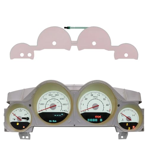 EL Panel Replacement for Dodge Challenger Magnum Charger Instrument Cluster (White)