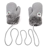 Gants chauds pour enfants : les gants tricotés d'hiver sont conçus avec des doubles couches pour garder au chaud. La couche extérieure en tricot et la couche intérieure en peluche sont douces et épaisses, bien faites, combinées à des tissus de haute qualité, de sorte que les mains du bébé puissent conserver un maximum de chaleur et de confort par temps froid. Gardez votre enfant à l'abri du froid.