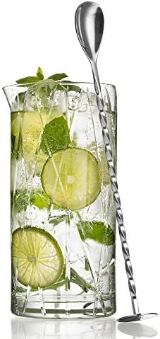 Orrefors City Mixing Glass with bar Spoon, Clear - Thumbnail 2