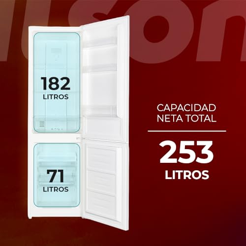 Miniatura 2 de Nilson Frigorífico Combi Blanco, 2 Puertas. Nc185500enf, Capacidad 253 Litros, No Frost, Multi Air Flow, Bajo Nivel Sonoro, Puerta Reversible, Clasificación Energética E