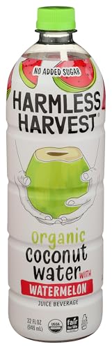Harmless Harvest Organic Coconut Water With Watermelon, 32 oz