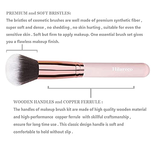 Phoera Foundation, Full Coverage Foundation, Phoera Primer, Phoera Powder, Phoera Makeup Set, Kabuki Makeup Brushes Foundation Brush Powder Brush,2 Pcs Makeup Sponge (102 Nude + 103 Warm Peach) #TOP5