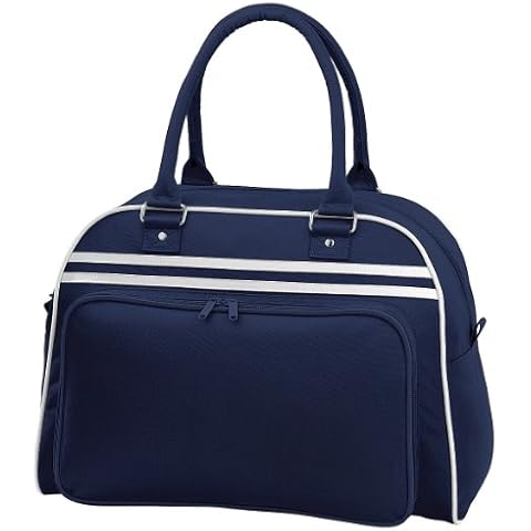 Bagbase Retro Bag (23 Liters) (One Size) (French Navy/White) Cover