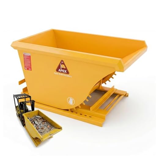 Apex 1 yd Reinforced Steel Hopper