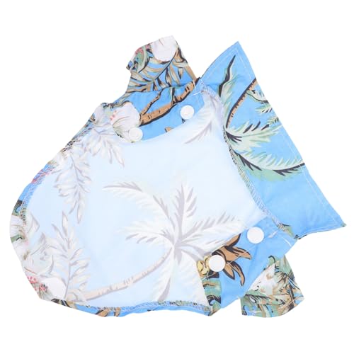 BESPORTBLE 犬のアロハシャツ ペット ハワイアンシャツ 犬の服 ダックスフンド 犬のジャケット 子犬のスウェットシャツ 猫用シャツ 子犬のシャツ 猫の素敵なスウェットシャツ 犬服 ポリエステル