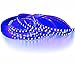 Tesfish Tira de Luz LED 12V, 5mm de Ancho Azul Color 5M Tiras de Luces LED 2835 IP20 120 LEDs/M 600 LEDs en Total, Tiras LED para Dormitorio, Decoración de Cocina