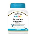 21st Century Health Care Potassium Gluconate 595mg 110 Tablets