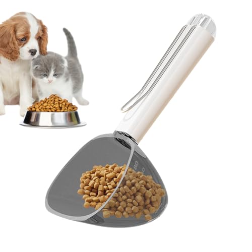 Générique Pelle De Dosage Pour Croquettes – Plastique ABS | Gobelet Doseur Pour L'Alimentation Canine | Cuillère De Mesure Destinée Aux Chats Et Bacs De Stockage