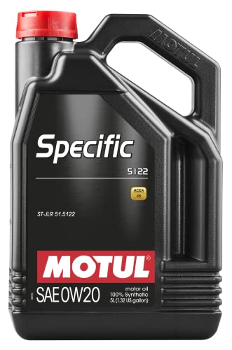Motul Specific 5122 0W20 100% Synthetic Engine Oil 107339 5L 1 Pack