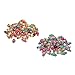 Produktbild Weant Neu Damenkleider, Mode Frauen Sommer Vintage Elegant Sonnenblume Drucken Cocktailkleid Abendkleid Ballkleider Kleider Tanzkleider Mini Swing A-Line Dress Strand Sommerkleid