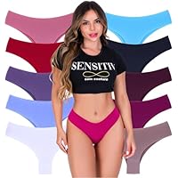kit com 10 calcinhas Sensitiv sem costura corte laser (BR, Alfa, P, Regular, cores sortidas)
