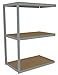 Tennsco - ZLE7-7230A-3D - 72 x 30 x 84 Steel Boltless Shelving Add-On Unit, Gray; Number of Shelves: 3