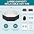 Mosener 75" X 75" X 25" Hottub, 4-6 Person Inflatable Hot Tub, Portable Blow Up Hot Tub Octagonal Portable Outdoor Spa with 130 Bubble Jets and Heater Pump, Filter