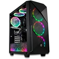 XUM Legend Gaming PC &ndash; AMD Ryzen 5 5500, NVIDIA RTX 5060 8GB, 32GB DDR4 RAM, 500GB NVMe SSD + 1TB HDD, 700W PSU, WiFi, RGB Lighting, Windows 11 &ndash; VR Ready, Streaming Ready Gaming Desktop