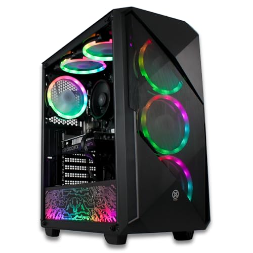 XUM Legend Gaming PC Ryzen 5 5500 RTX 5060 32GB RAM 500GB SSD 1TB HDD 700W