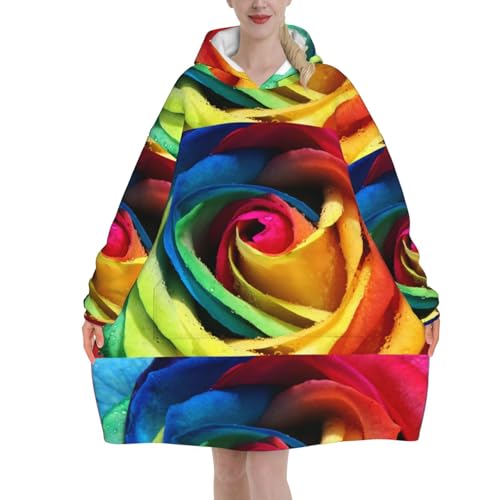 Fini le froid hivernal avec ce sweat à capuche couverture rose pour des soirées cocooning