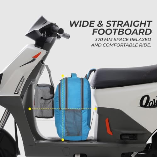 Image of Oowah EX Electric Scooter | 105 km Range | ~5-6 hrs Fast Charging | Removable Lithium-ion Battery with 5-Year / 50,000 km Warranty | Colour: Cloud White (Ex Showroom)