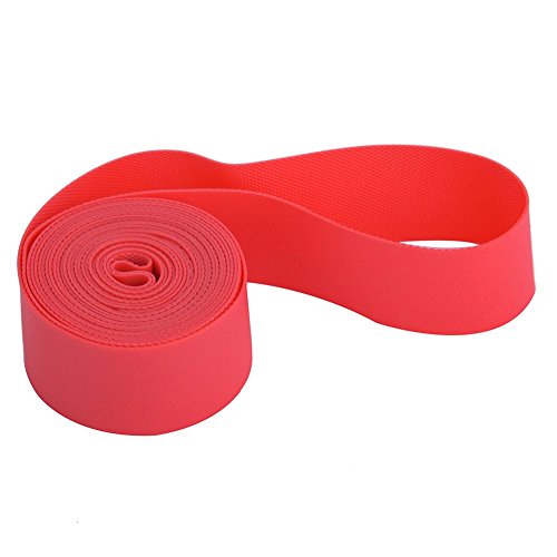 2Pcs/Set Pvc Red Bicycle Tire Liners, Anti Flat Inner Tube Tyre Protection Pad Anti Puncture Bike Tire Rim Tape 4Sizes (20") #TOP4