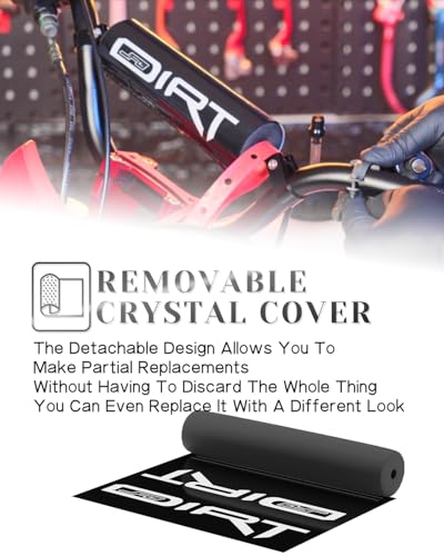 image for JFG RACING Dirt Bike Handlebar Pad 7.87'' Motorcycle Cross Bar Round P