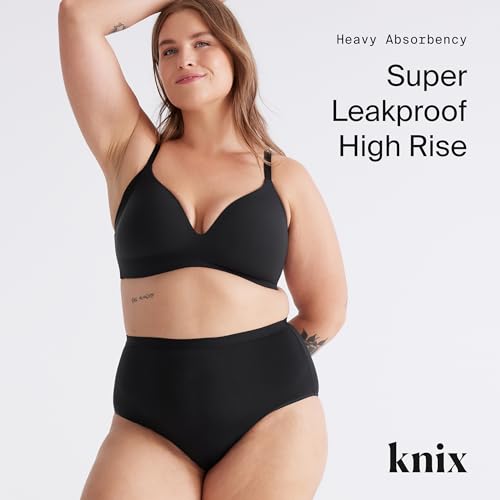 KNIX Super Leakproof High Rise Underwear - Period Underwear for Women - Machine Washable, Reusable (3 Pack)2