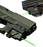 HiLight Pistol Green Laser Sight (USB Rechargeable) for Subcompact and Compact Pistols, Model P3G
