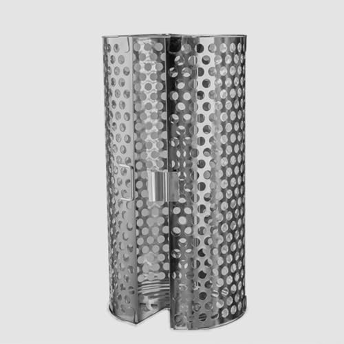Cage rotative barbecue en acier pour ne plus brûler vos viandes