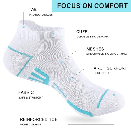 15 Pairs Womens Ankle Socks Lightweight Low Cut Socks for Women With Tab2