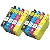 Le jeu de cartouches d'encre T0711 T0714 offre une qualité d'impression constante pour les besoins d'impression quotidiens à la maison et au bureau.