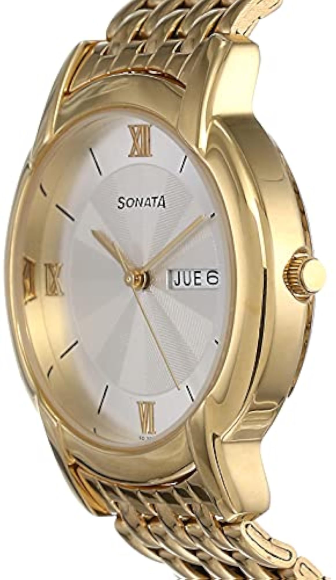 Analog White Dial Men's Watch - NM7954YM01W