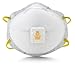 3M Particulate Respirator 8516, Pack of 10, N95, with Nuisance Level Acid Gas Relief, Adjustable M-Noseclip, Cool Flow Exhalation Valve, Carbon Layer, Disposable